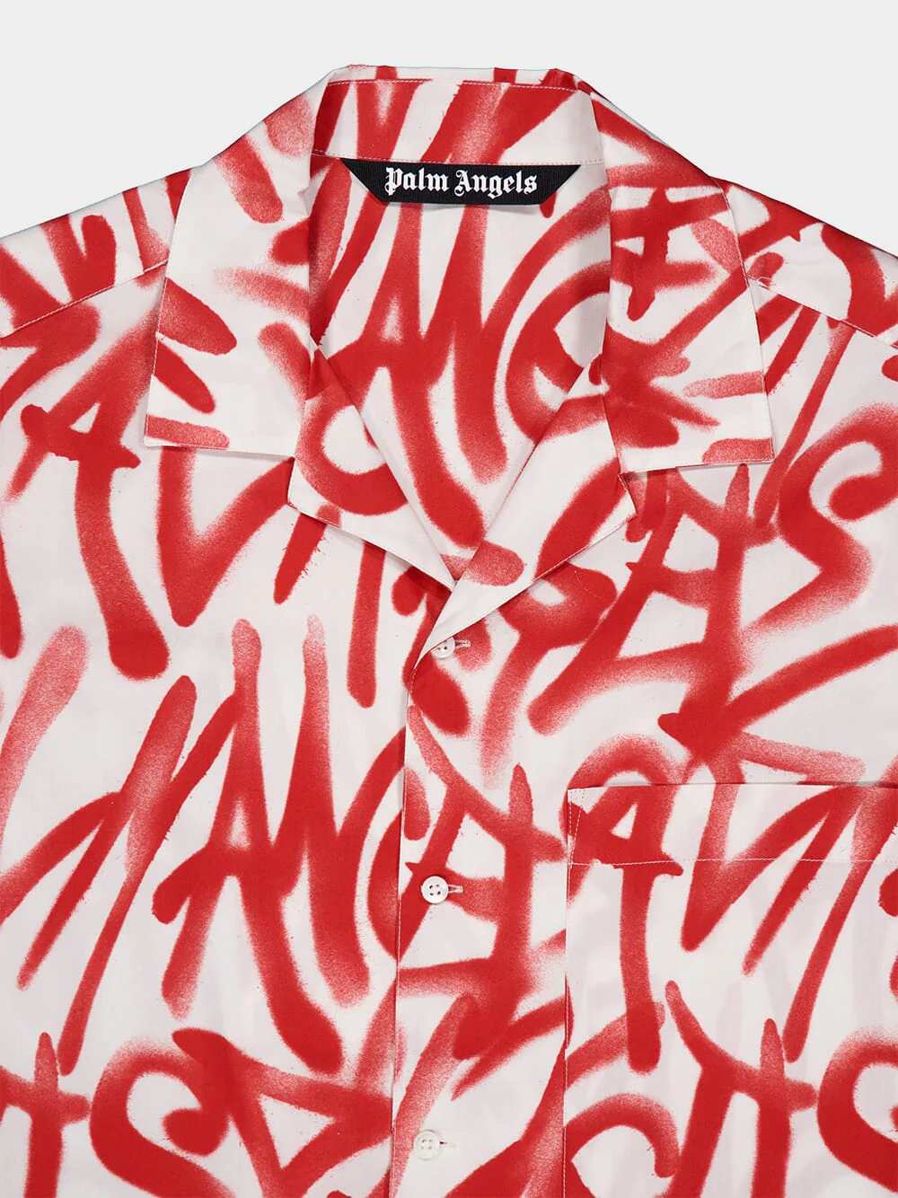 Red Graffiti Bowling Shirt - Image 3