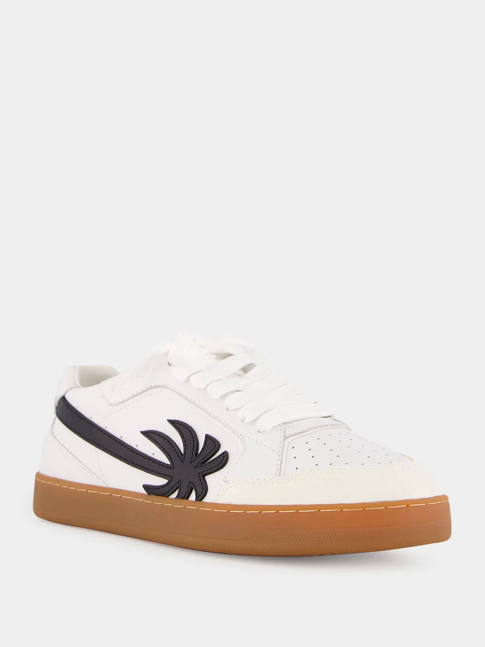 New Palm 1 White and Black Sneakers - Image 2
