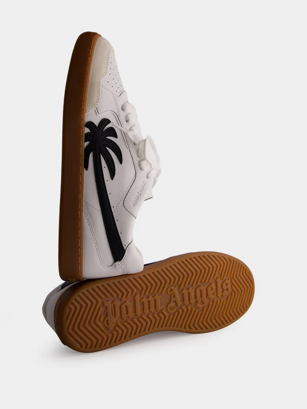 New Palm 1 White and Black Sneakers - Image 7