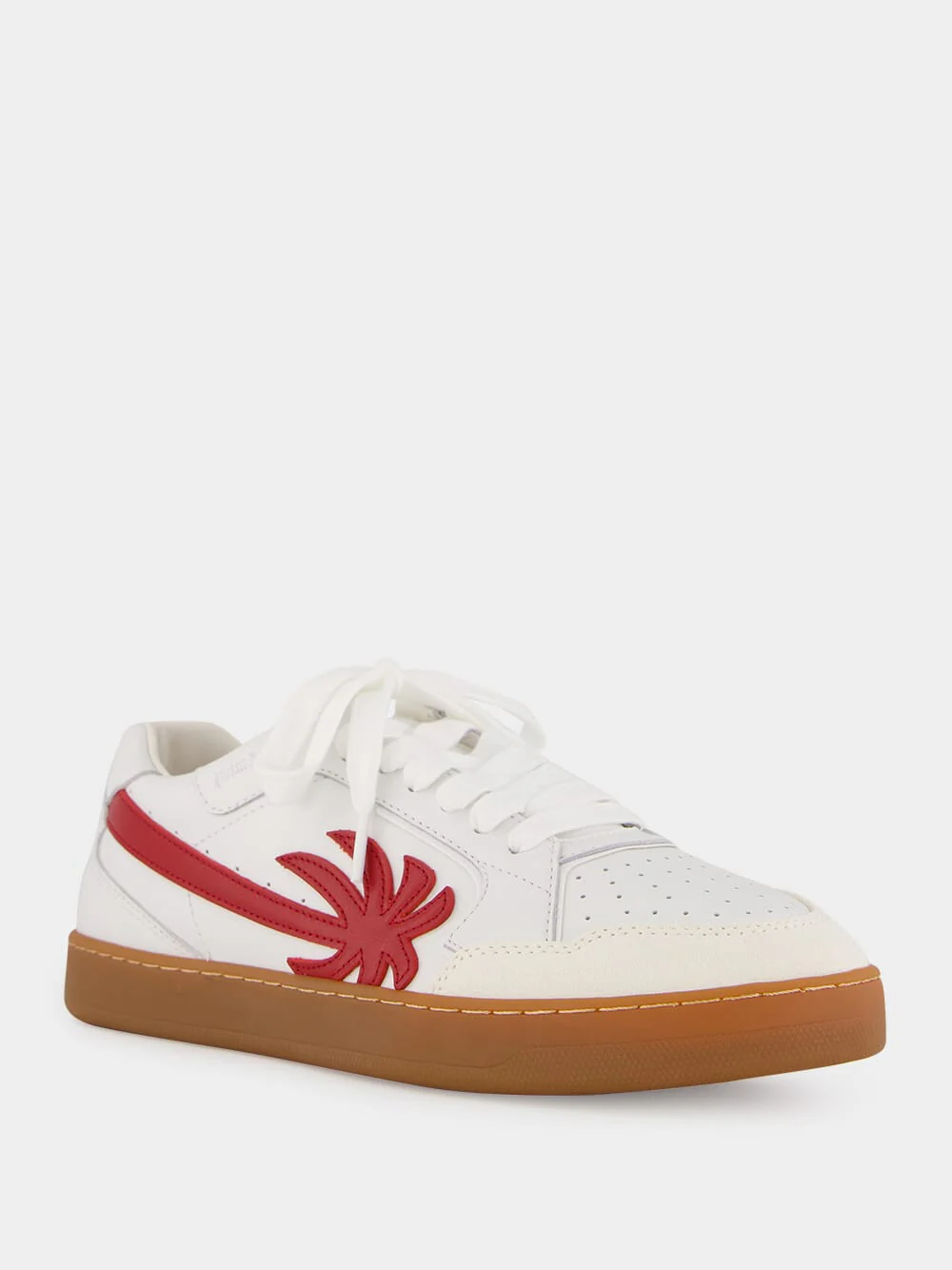 New Palm 1 White and Red Sneakers - Image 2