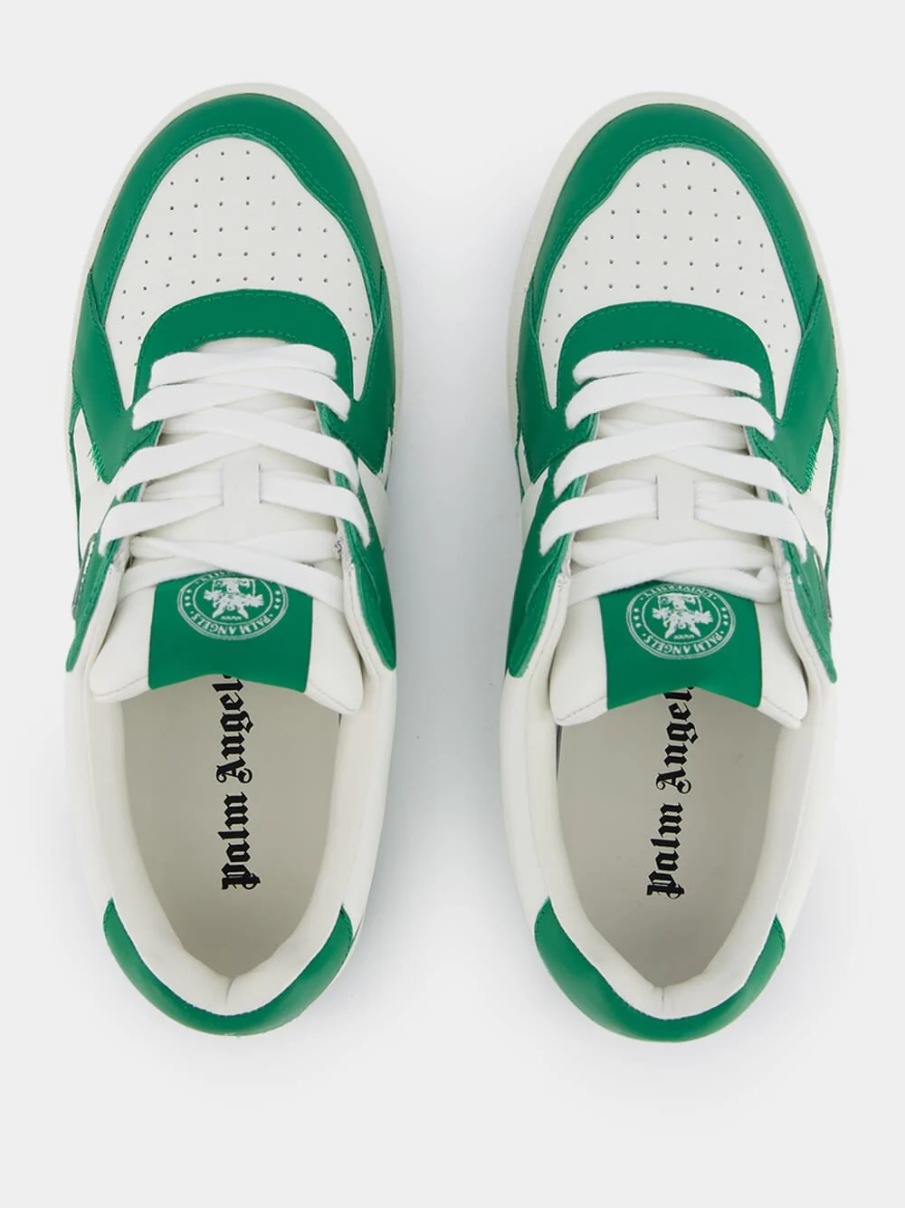 University Lace-Up Leather Sneakers - Image 4