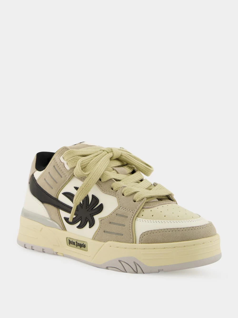 White and Medium Grey Venice Sneakers - Image 2
