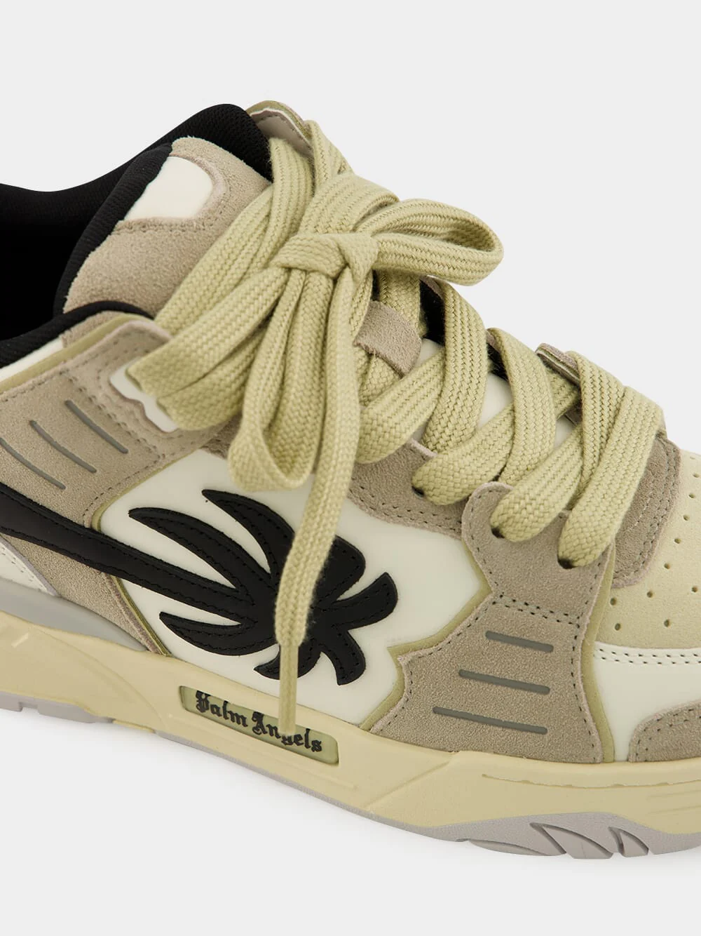 White and Medium Grey Venice Sneakers - Image 6