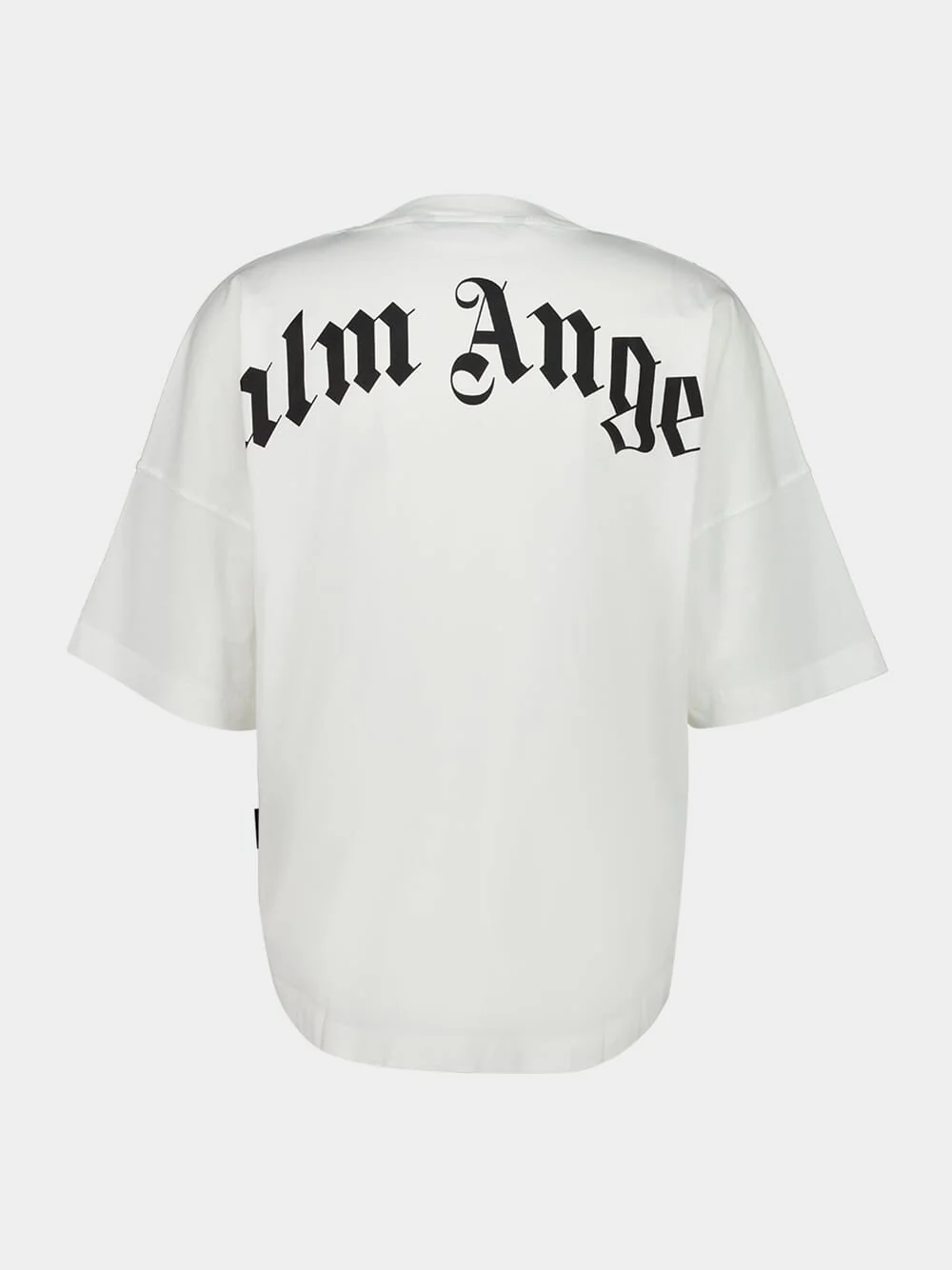 White Back Curved Logo T-Shirt - Image 2