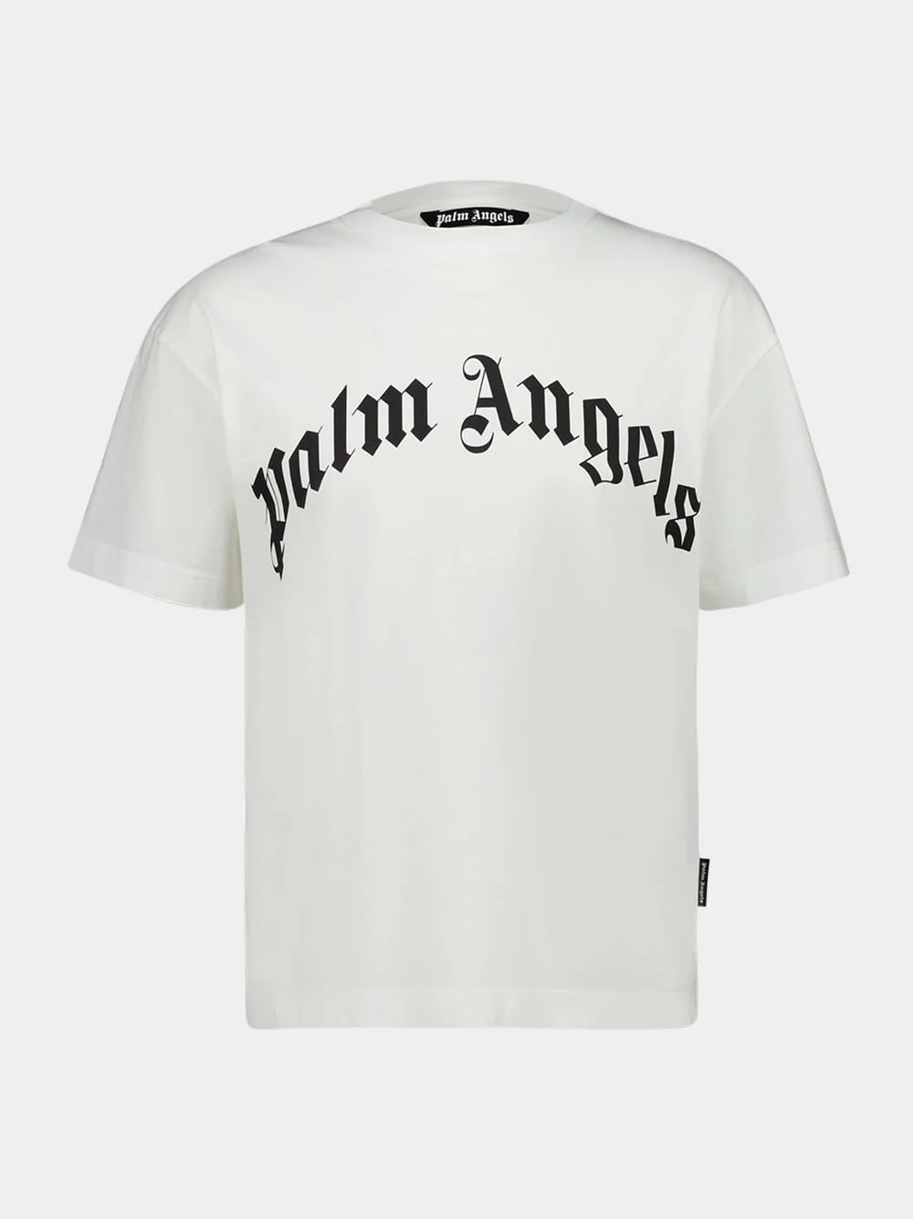 White Curved Logo T-Shirt