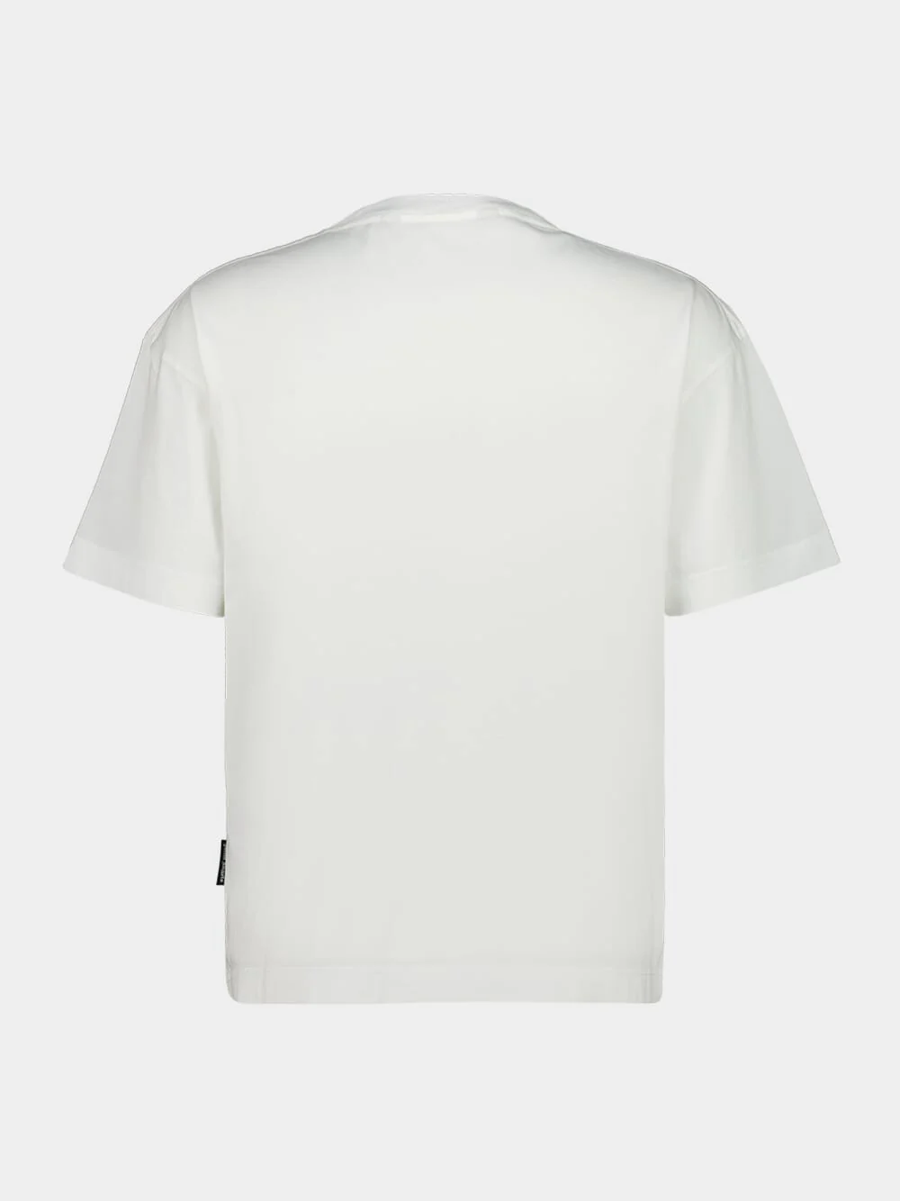 White Curved Logo T-Shirt - Image 2