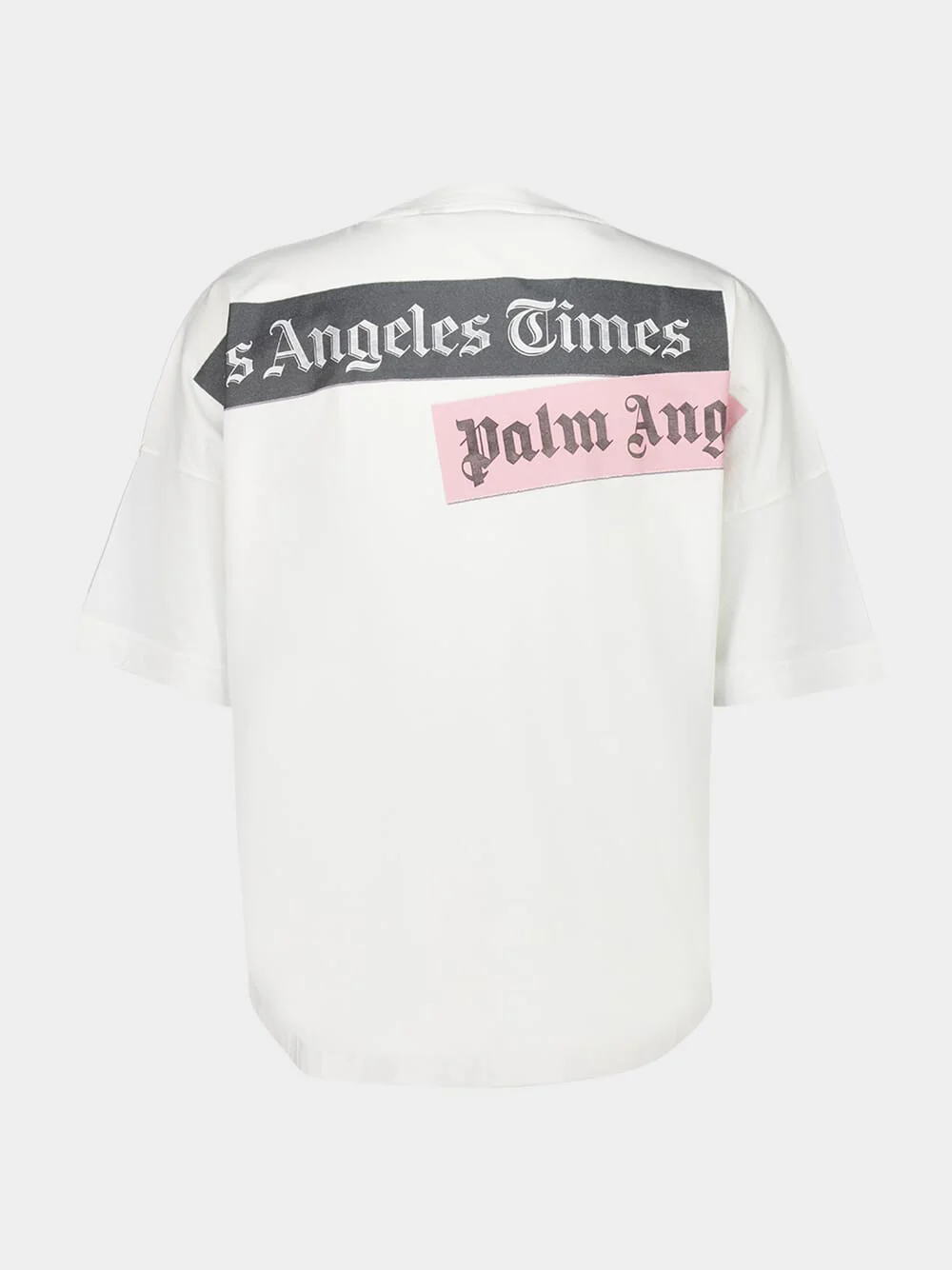 White PA x LA Times Oversized News T-Shirt - Image 2