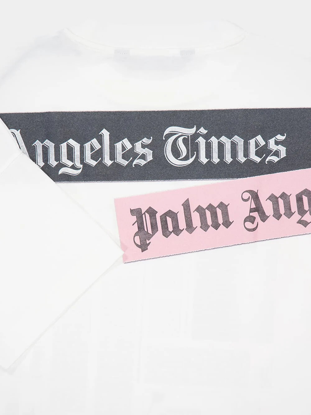 White PA x LA Times Oversized News T-Shirt - Image 4