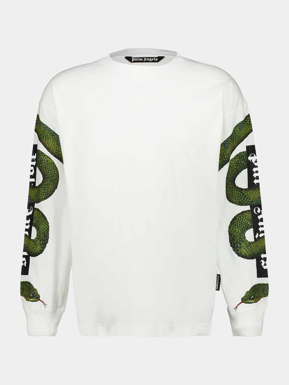 White Snake Box Logo Long-Sleeve T-Shirt