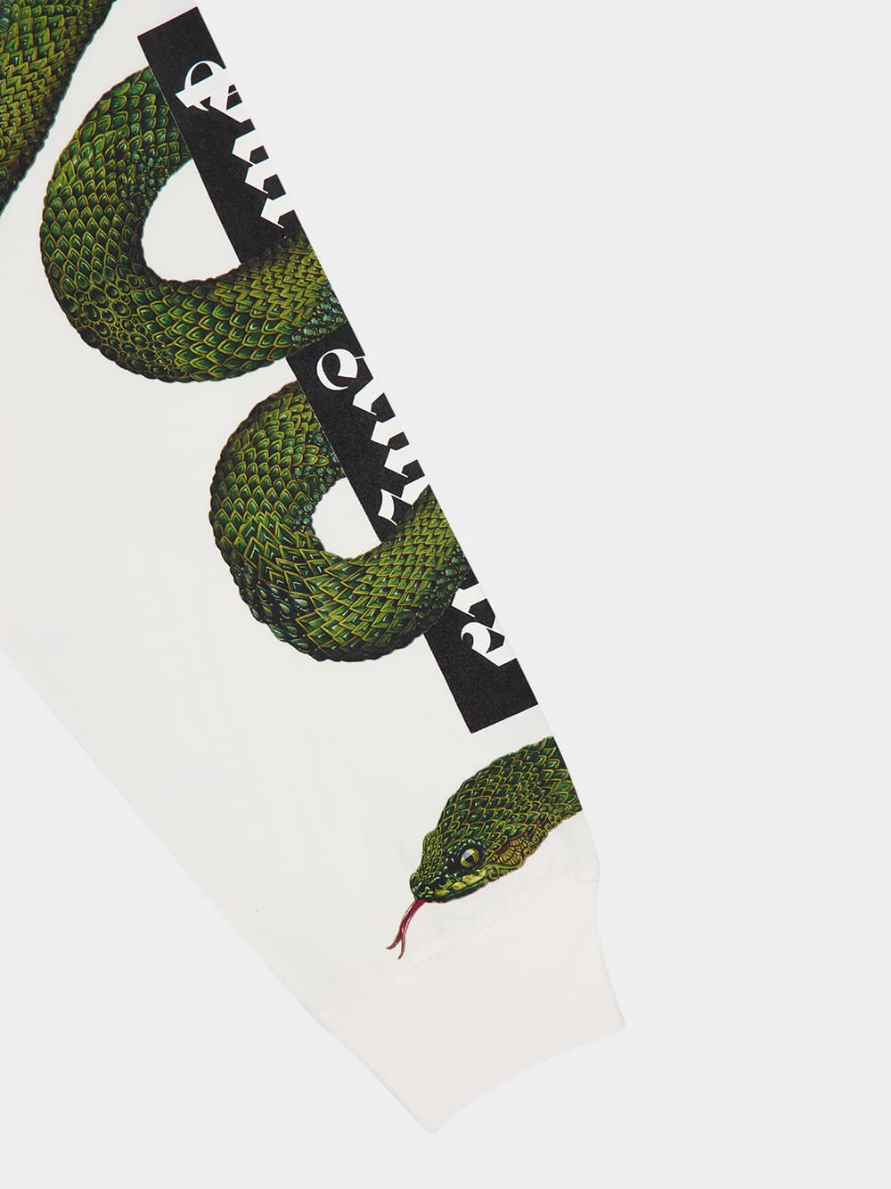 White Snake Box Logo Long-Sleeve T-Shirt - Image 4