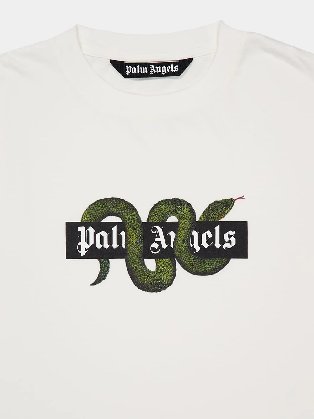 White Snake Box Logo T-Shirt - Image 3