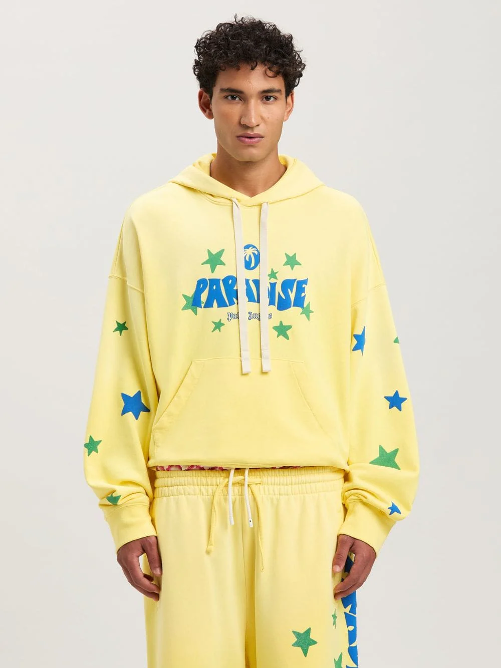 Yellow Paradise Graphic Sweatshirt - Image 2
