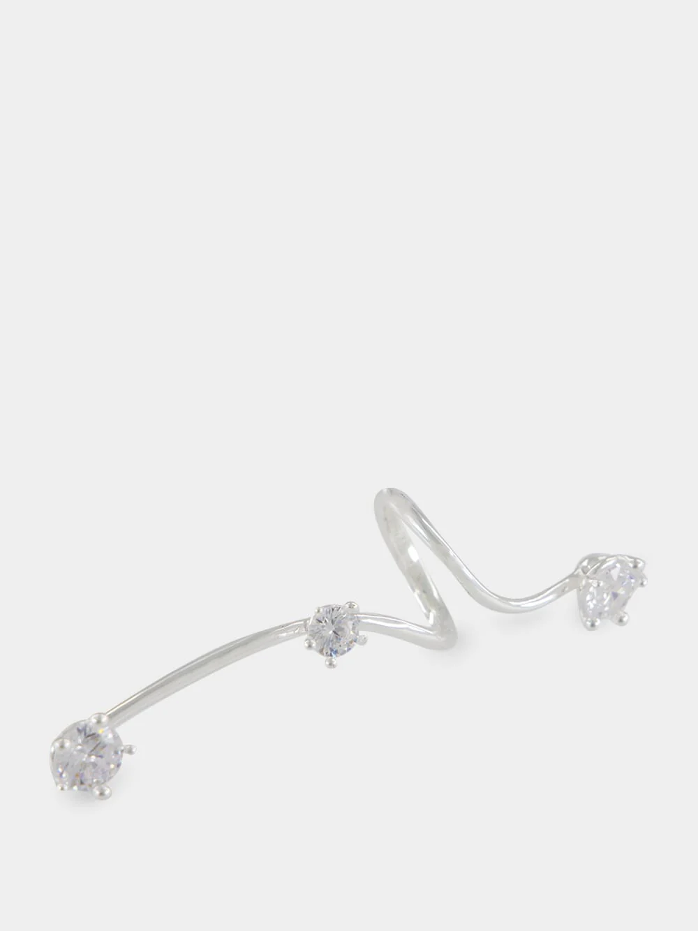 Constellation Rhodium Plated Brass Ring - Image 3
