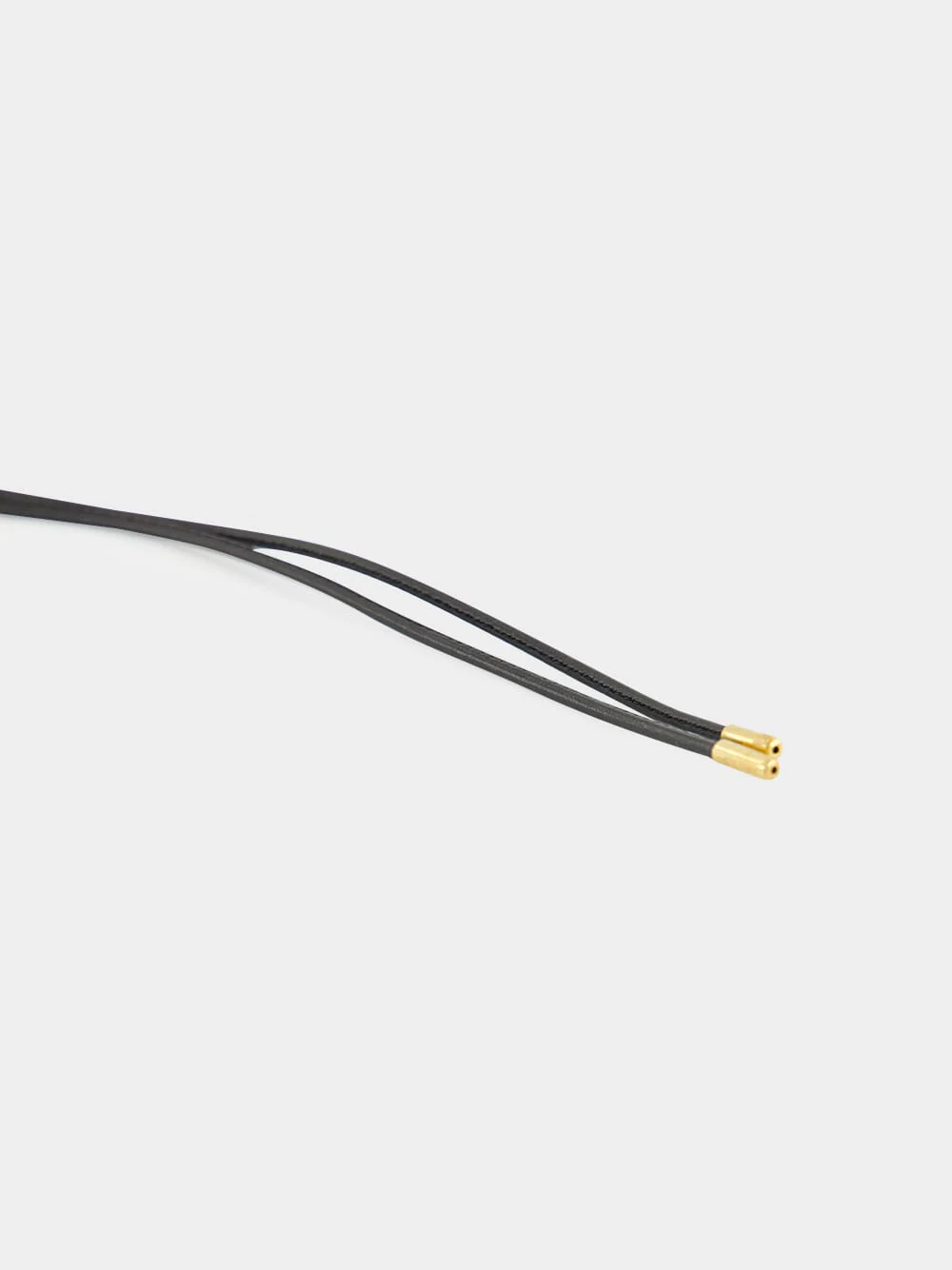 Gold Blow Up Cord Bolo Tie Necklace - Image 5
