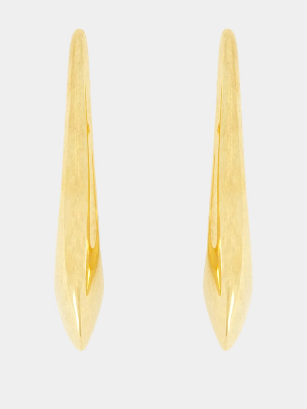 Gold Spada Drop Earrings - Image 2