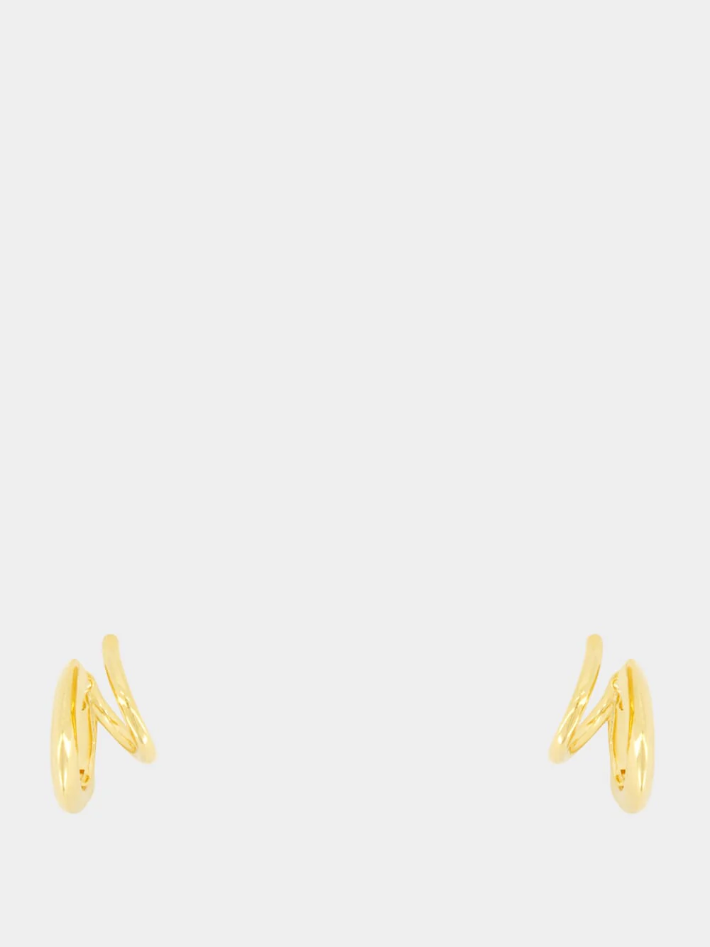 Gold Stellar Hoop Earrings