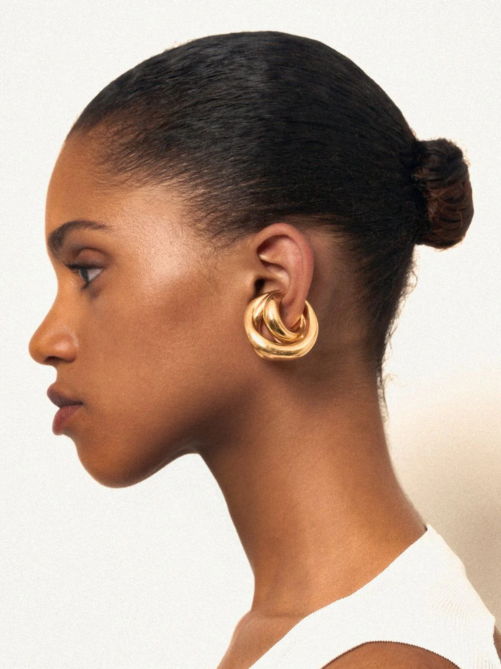 Gold Triptych Ear Cuff