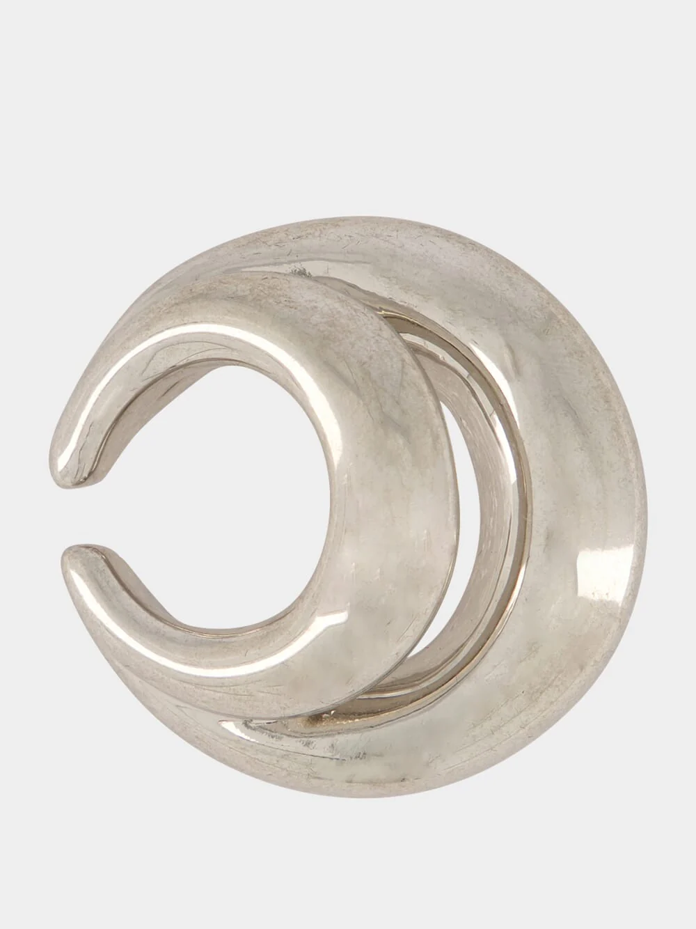 Silver Blow Up Ear Cuff
