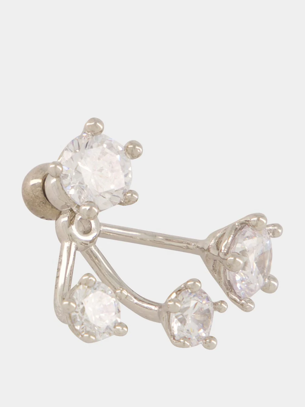 Silver Constellation Cluster Earrings - Image 5