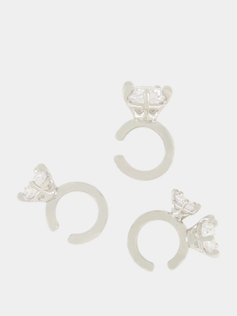 Silver Constellation Ear Cuff Set of 3
