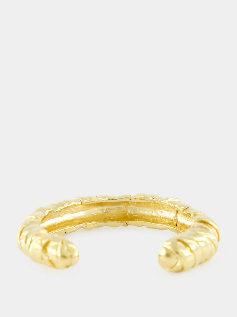 Cassandra 18k Gold-Plated Textured Bracelet - Image 3