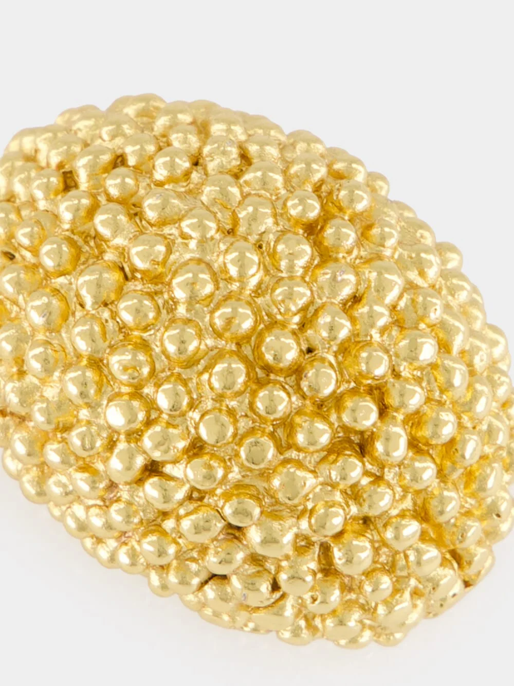 Dafne 18K Gold Textured Earrings - Image 6