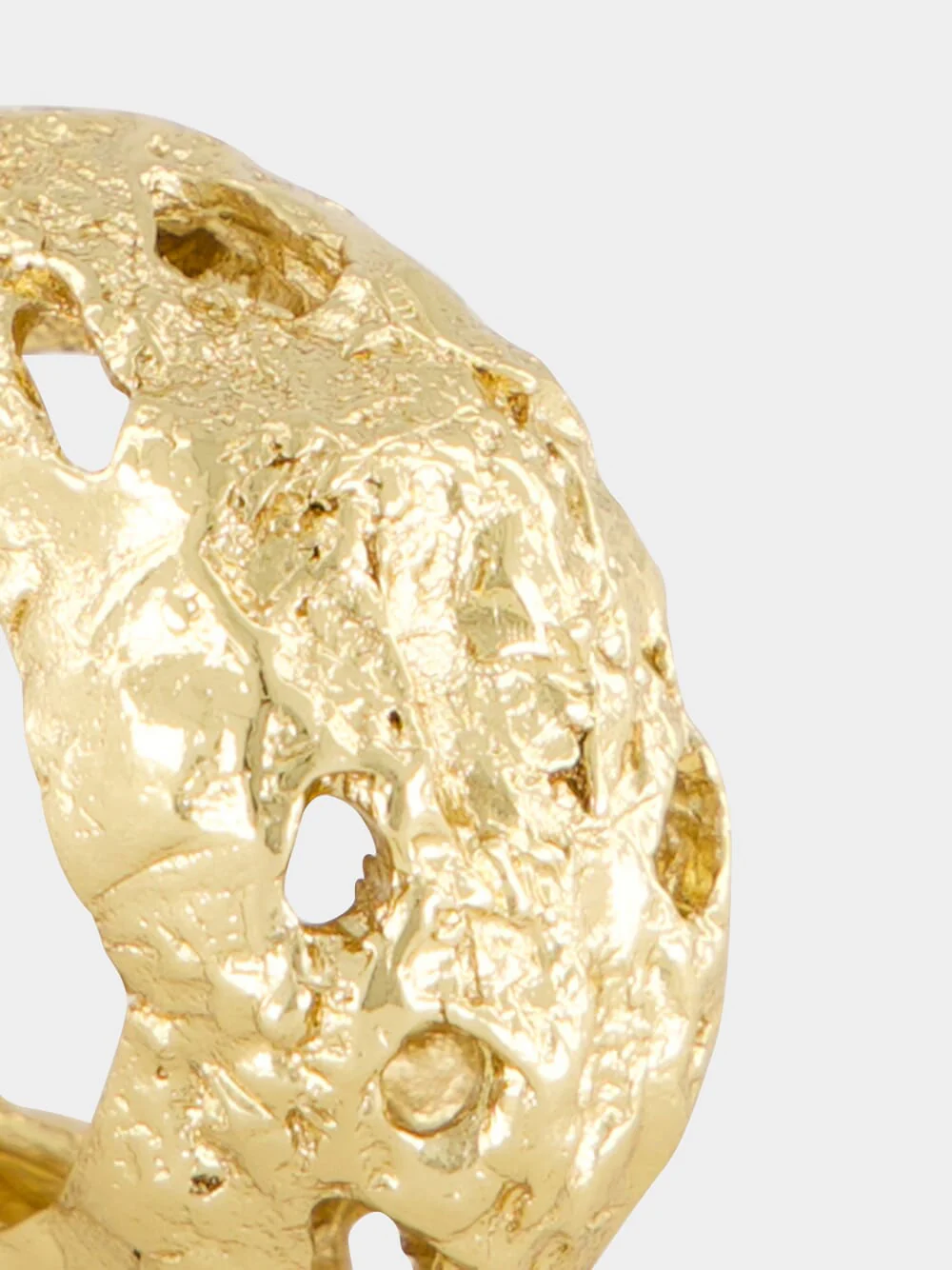 Galia 18k Gold Textured Ring - Image 4