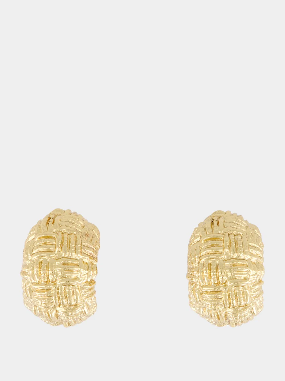 Gold Ilsa 18k Gold-Plated Hoop Earrings