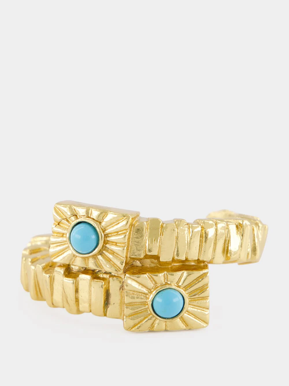Kabala 18K Gold and Turquoise Bracelet