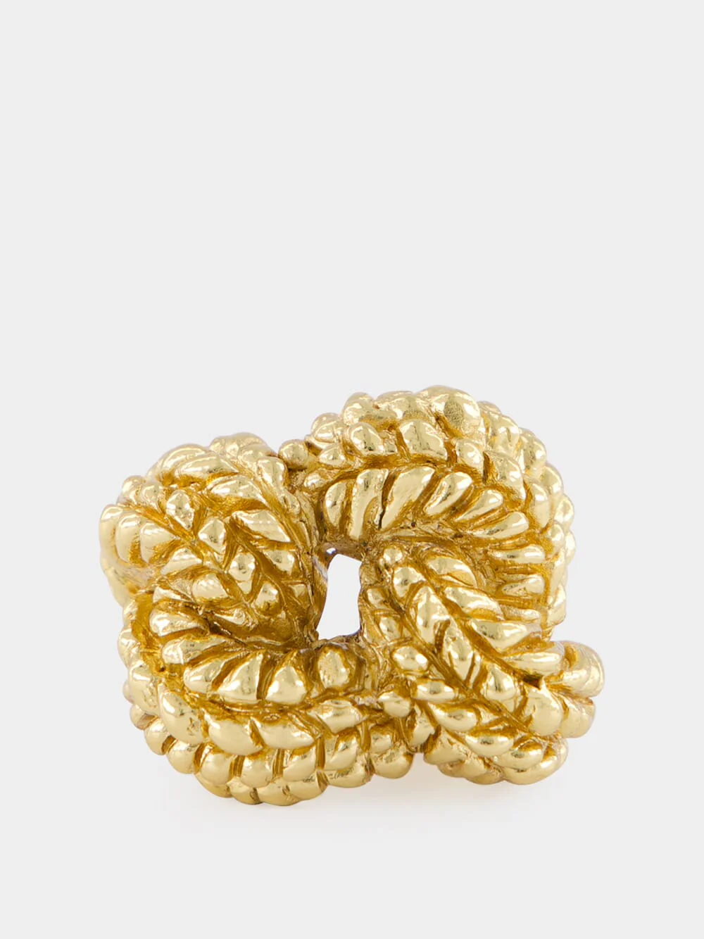 Knot Ring in 18K Gold Plated Pewter