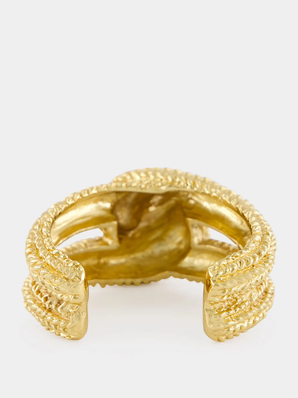 Maja 18K Gold Textured Bracelet - Image 3