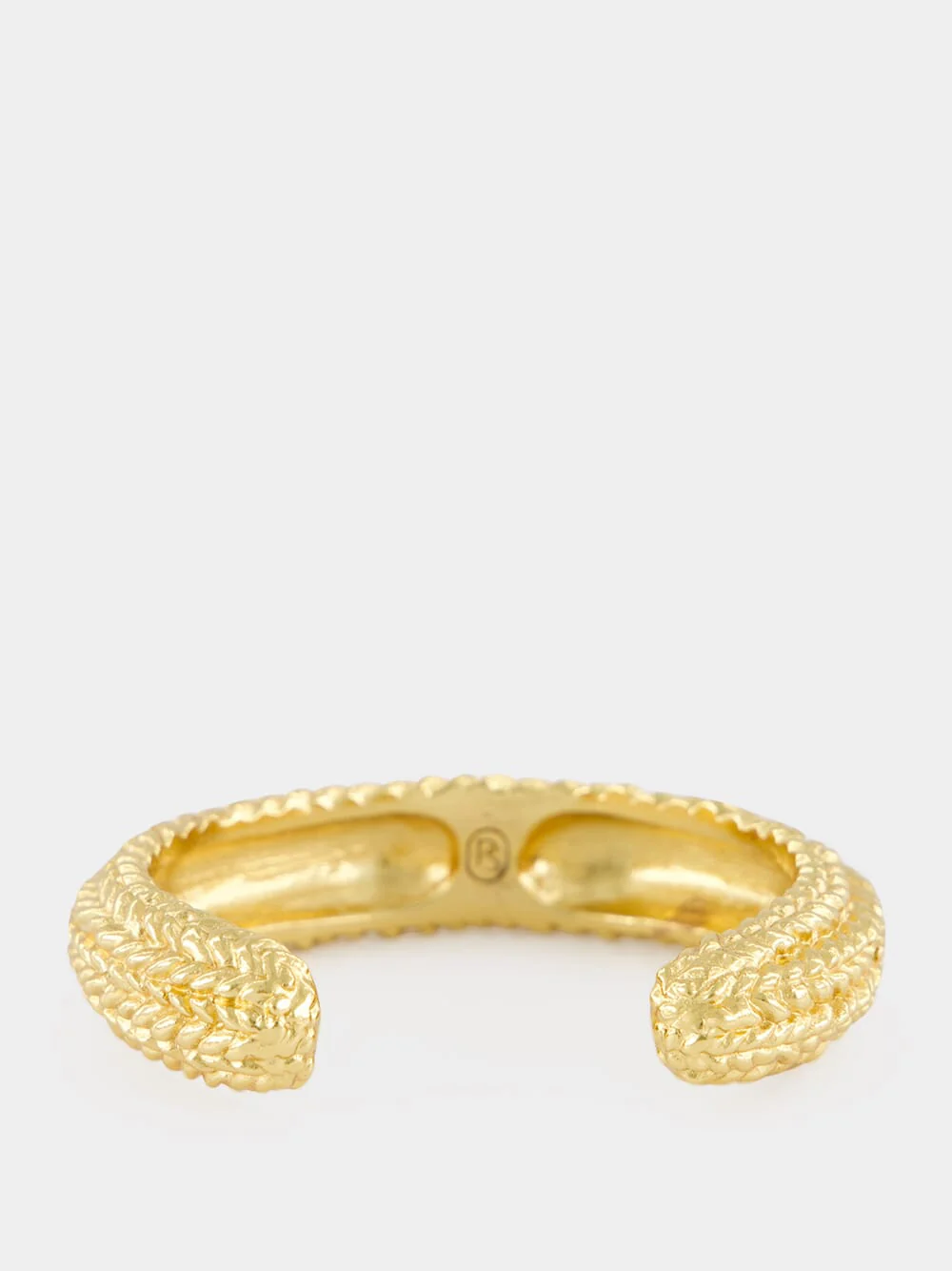 Margo 18K Gold Textured Bracelet - Image 3