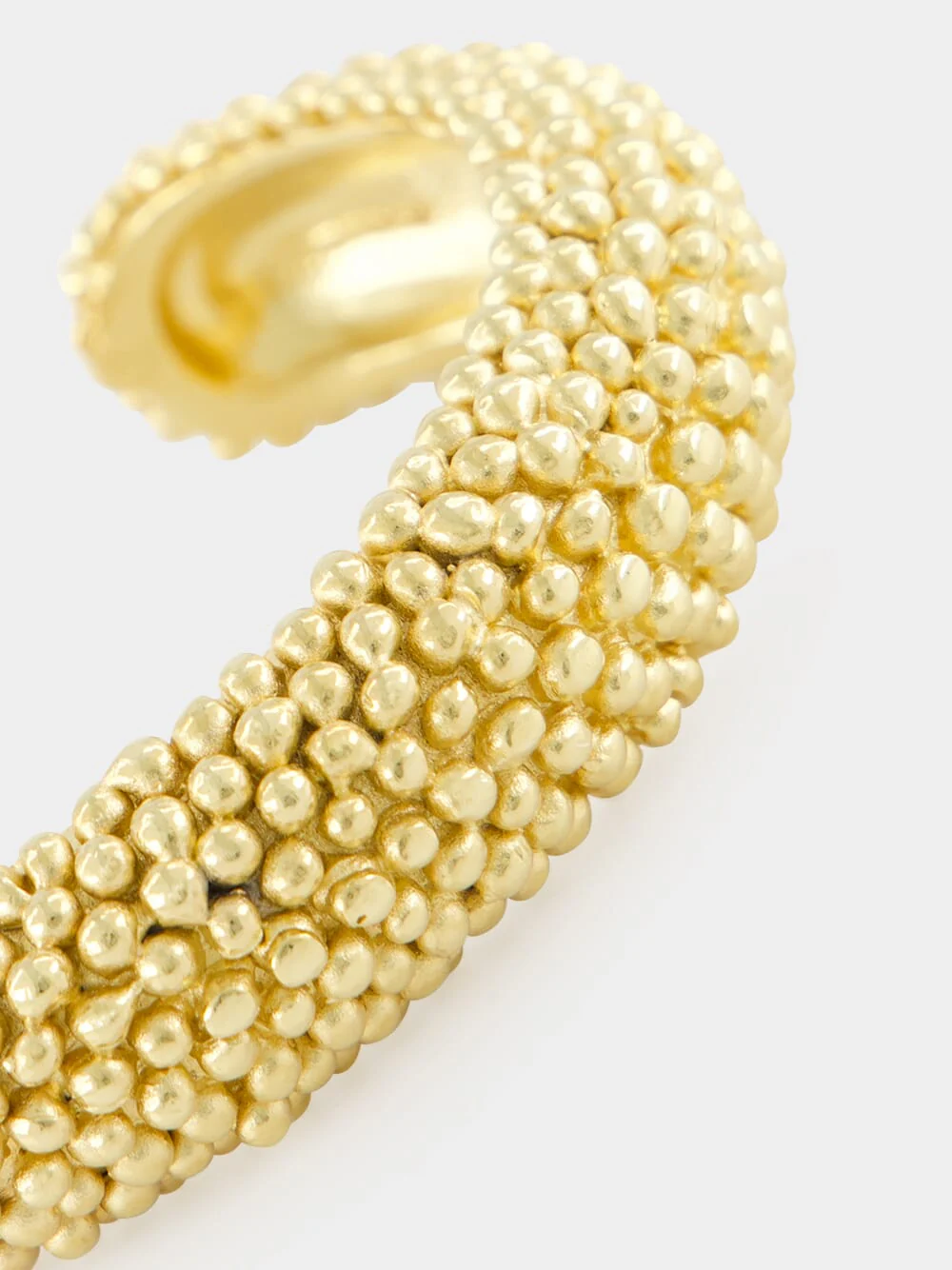 Palini 18k Gold-Plated Textured Bracelet - Image 4