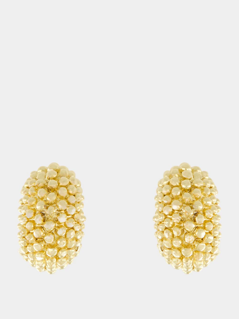 Simone 18k Gold-Plated Textured Earrings