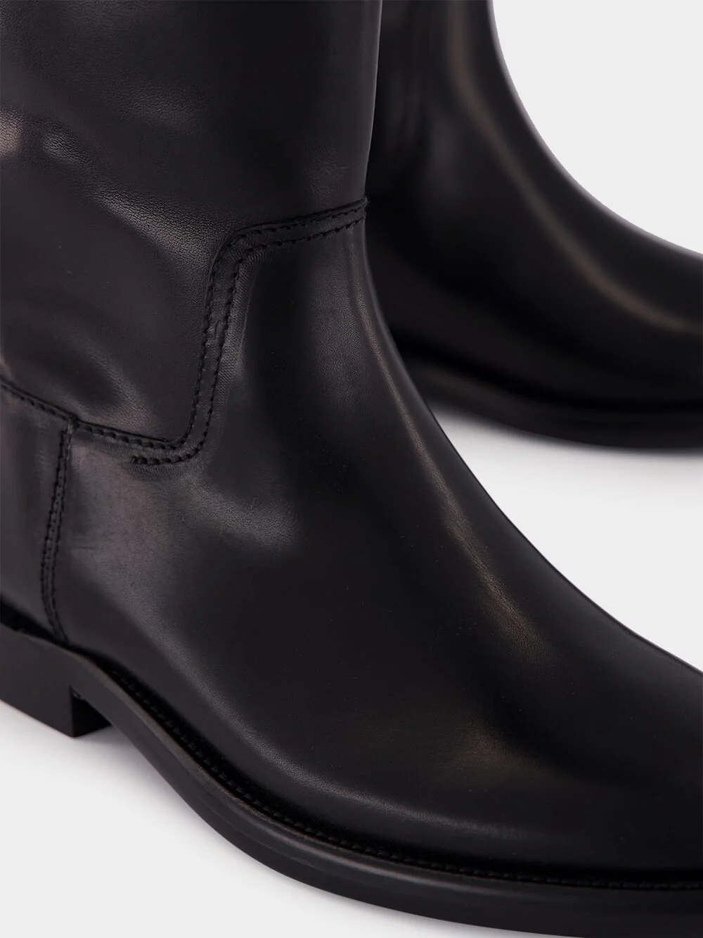 Black Idaho 20 Leather Knee-High Boots - Image 6