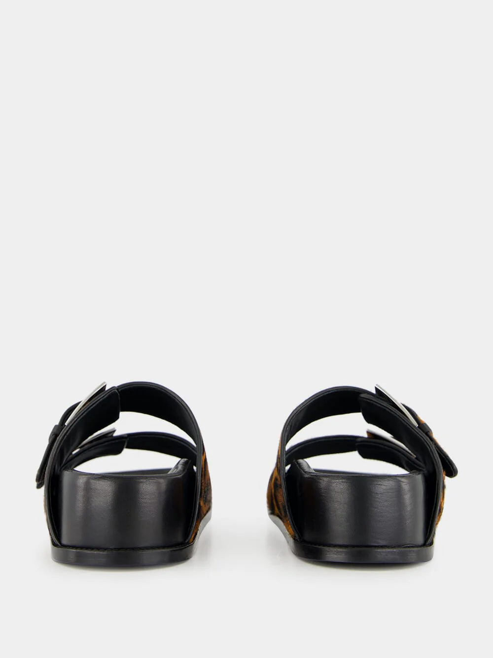 Leopard Cleveland Flat Sandals - Image 5