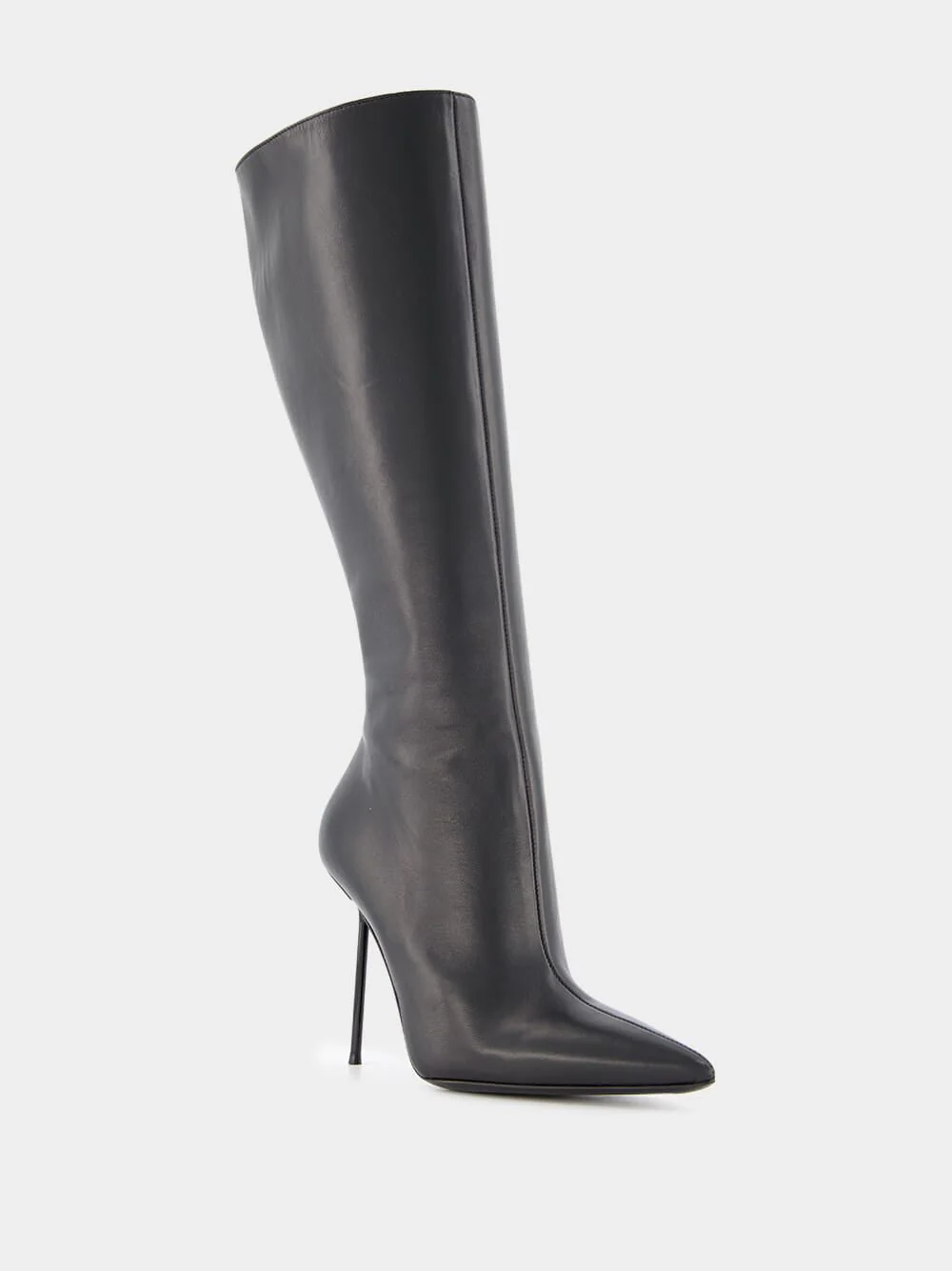Lidia 110mm Leather Stiletto Boots - Image 3