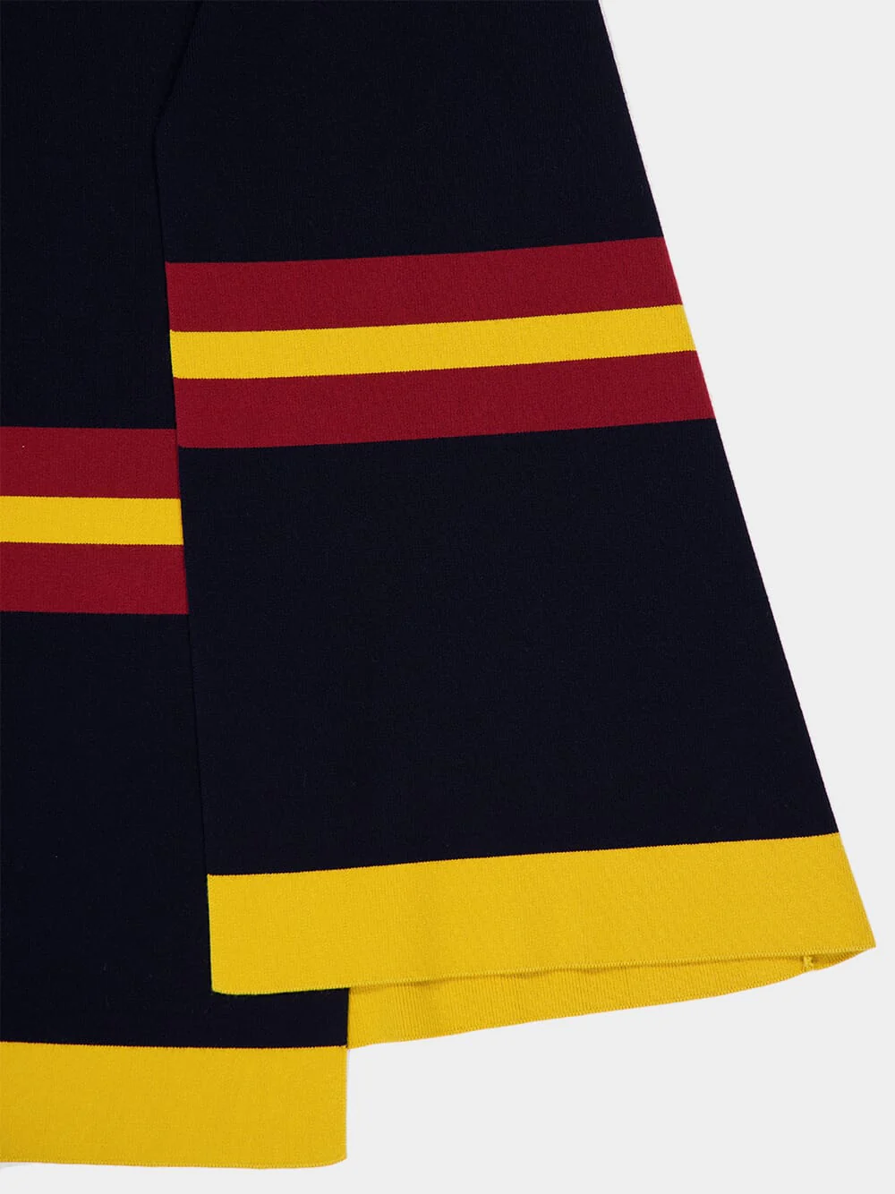 Alba Multi Stripes Jacquard Knitted Cape - Image 7