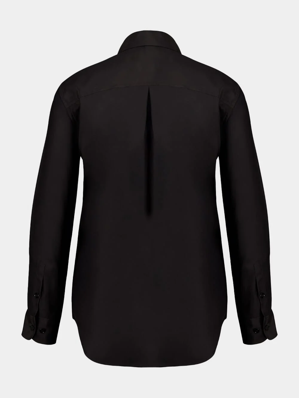 Ametista Black Silk Twill Shirt - Image 2