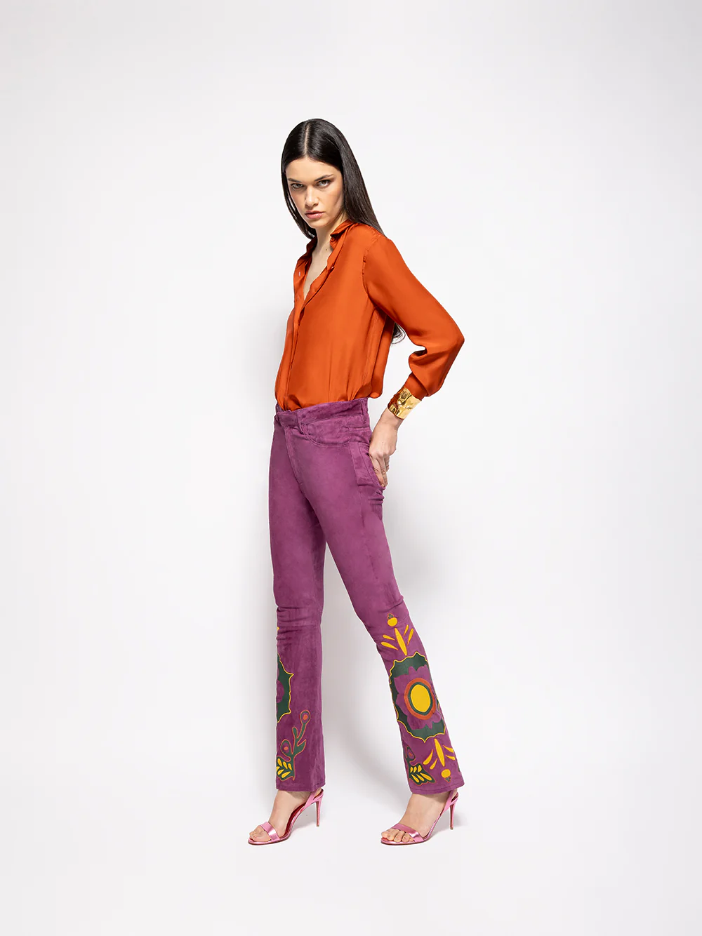 Ametista Cinnamon Stick Silk Shirt - Image 7