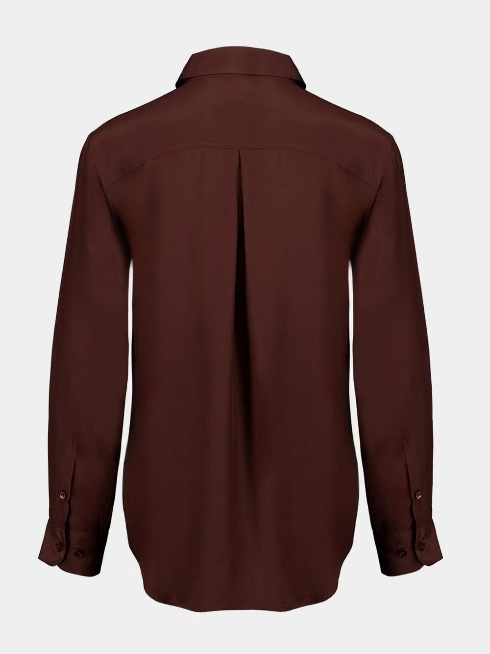 Ametista Coffee Bean Silk Shirt - Image 2