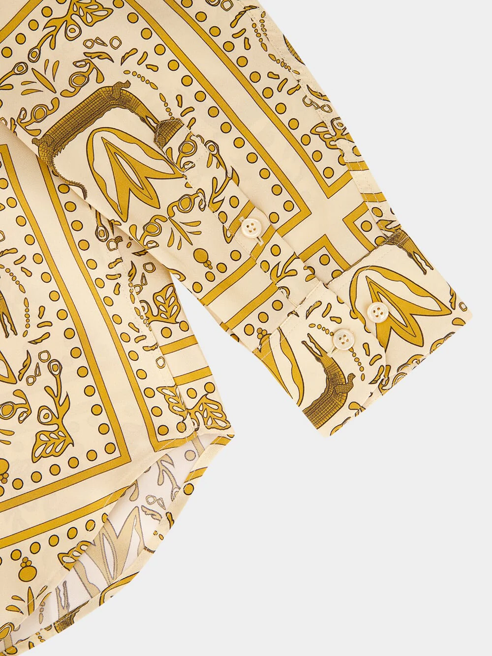 Ametista Crocoprint Printed Silk Twill Shirt - Image 6