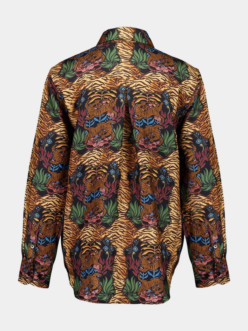 Ametista Dreamframe Print Printed Silk Twill Shirt - Image 3