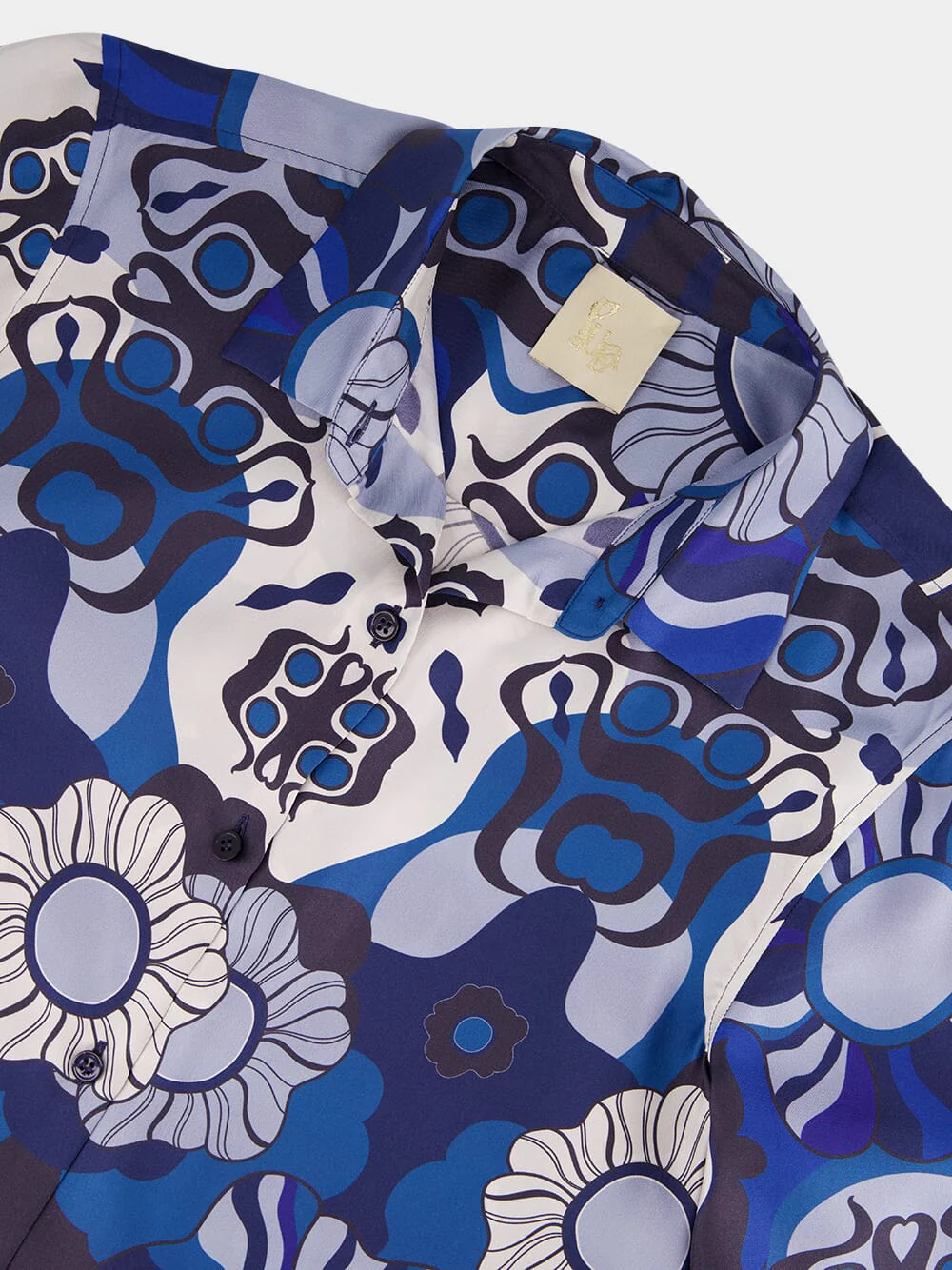 Ametista Flora Mix Printed Silk Twill Shirt - Image 5