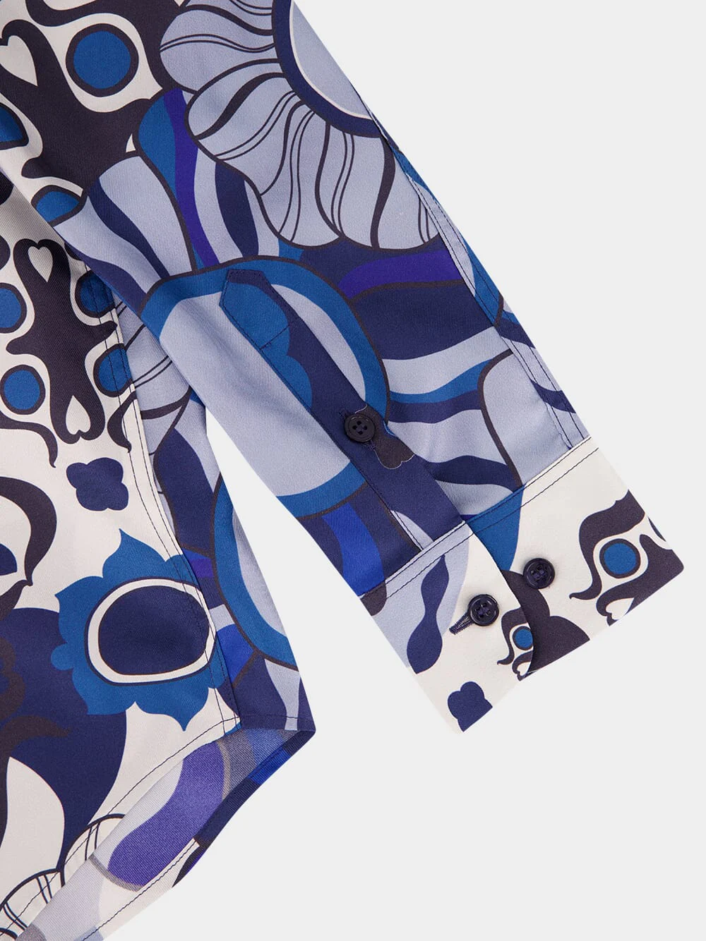 Ametista Flora Mix Printed Silk Twill Shirt - Image 6