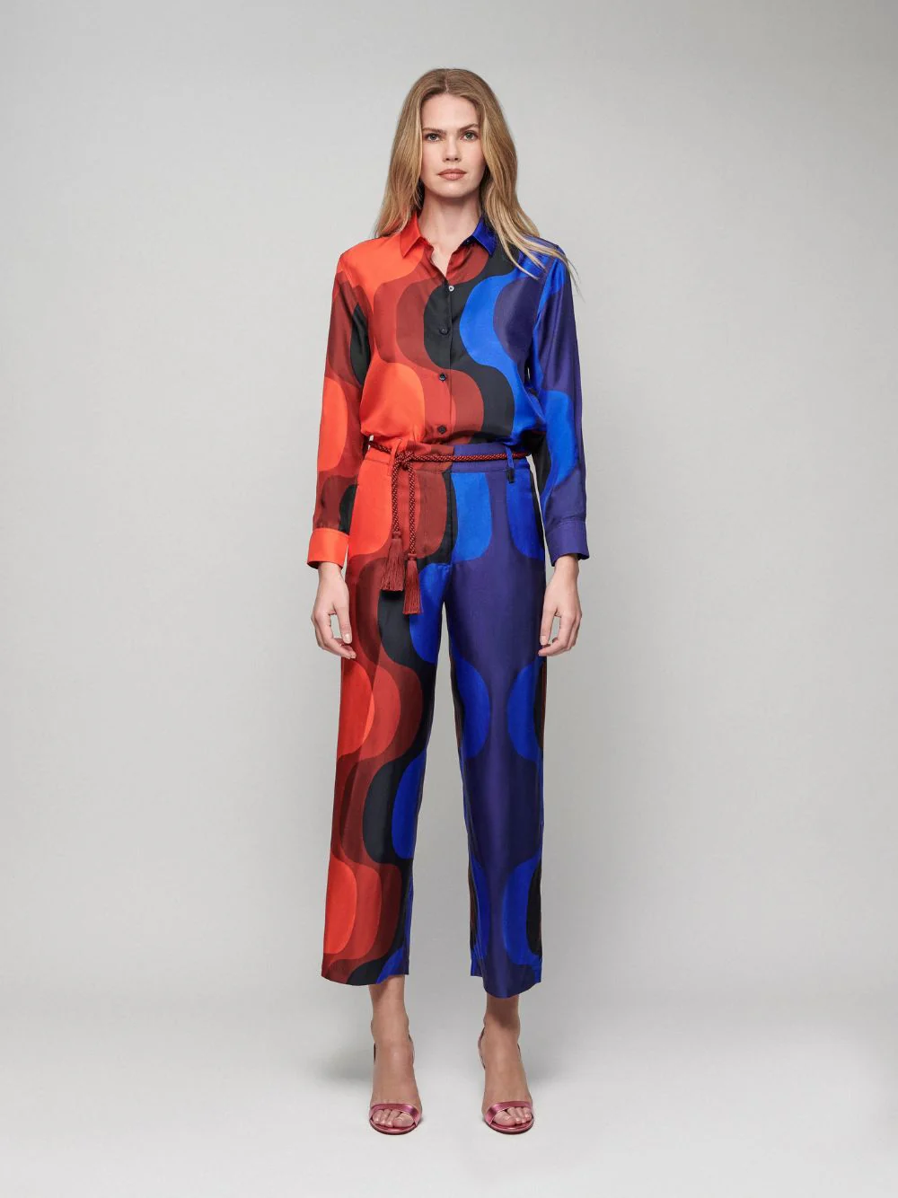 Ametista Printed Silk Shirt