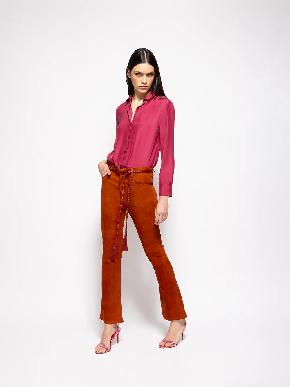Ametista Purple Potion Silk Shirt - Image 2