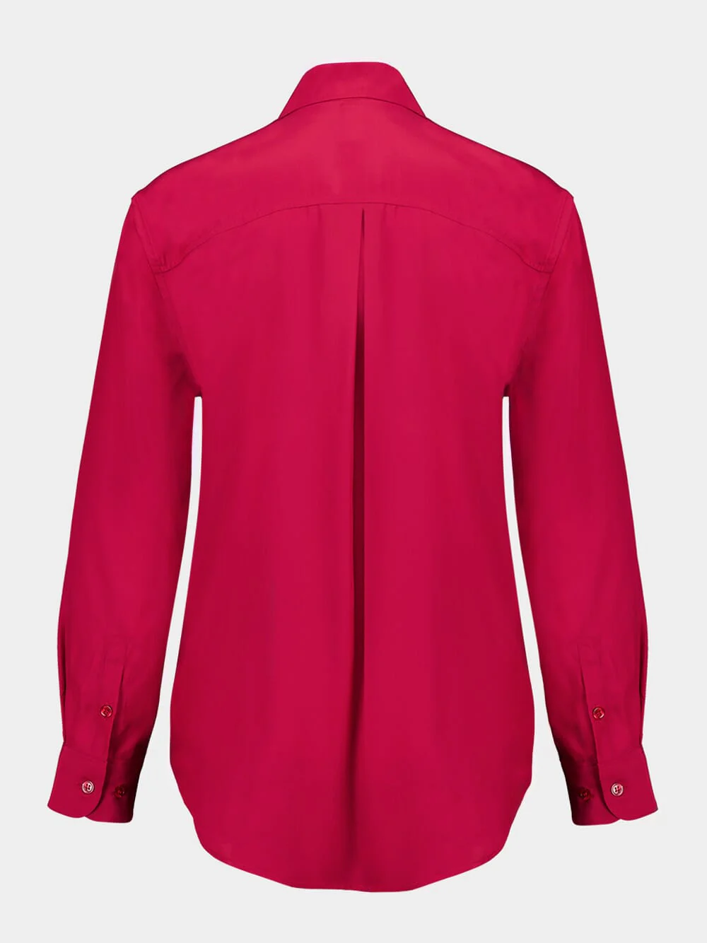 Ametista Red Dahlia Silk Shirt - Image 2