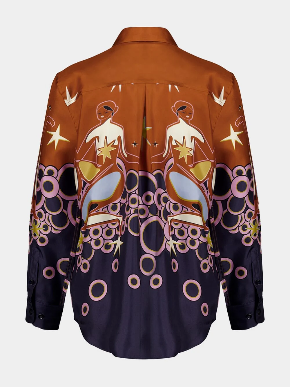Ametista Soulprint Printed Silk Twill Shirt - Image 4
