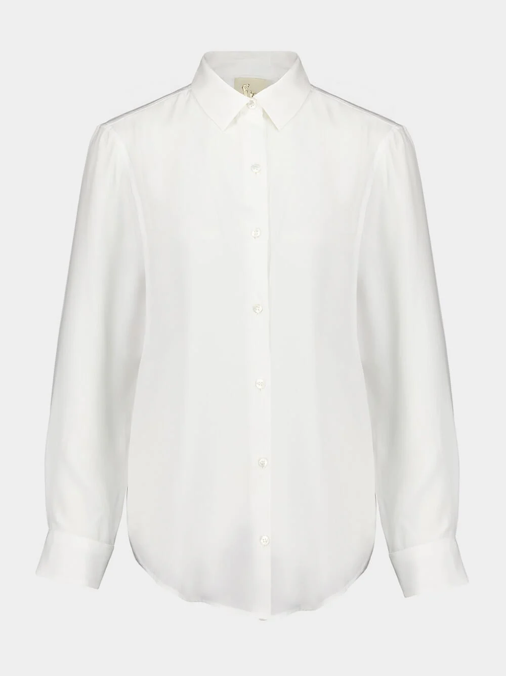 Ametista White Alyssum Silk Shirt